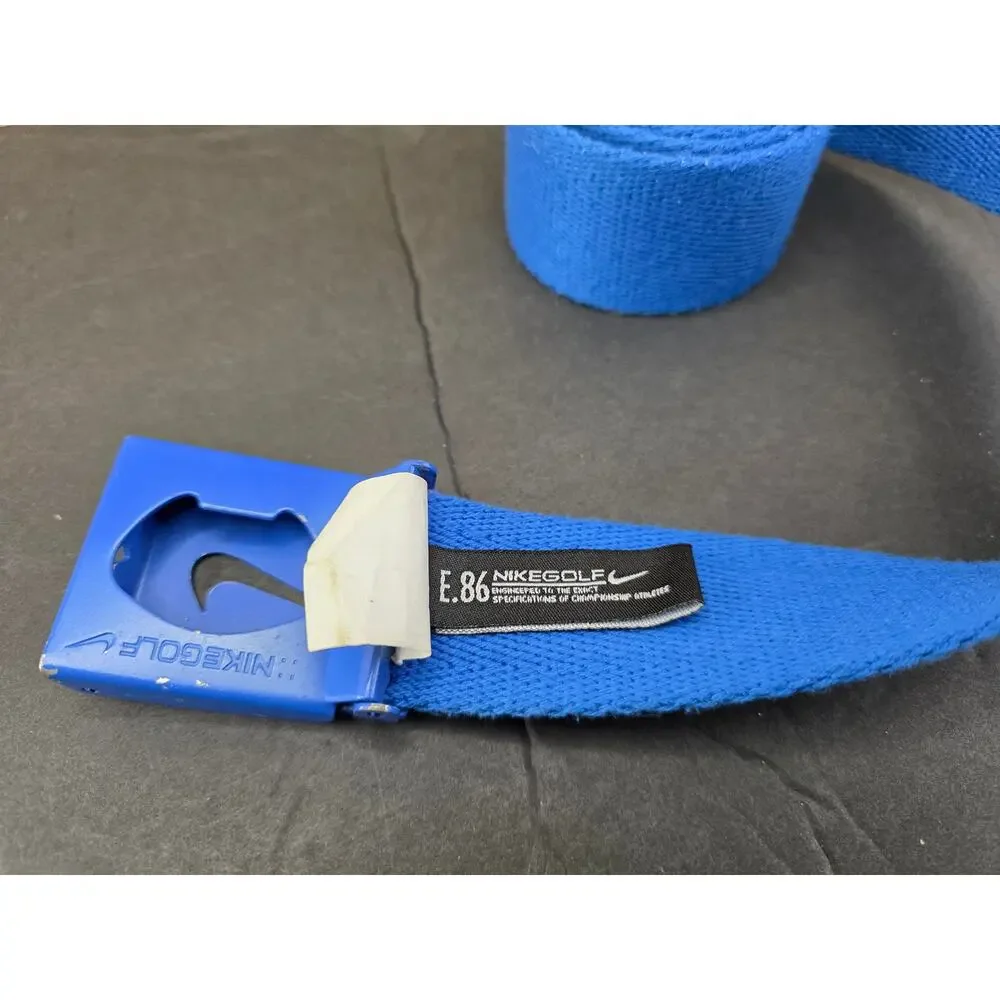 Nike Golf blue web belt